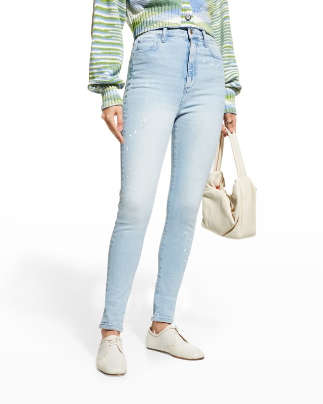 The High-Rise Skinny Jeans